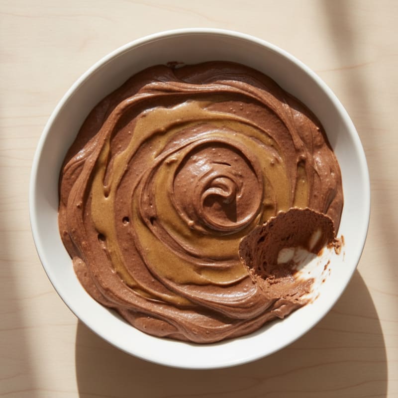 Silky Chocolate Protein Pudding with Almond Butter