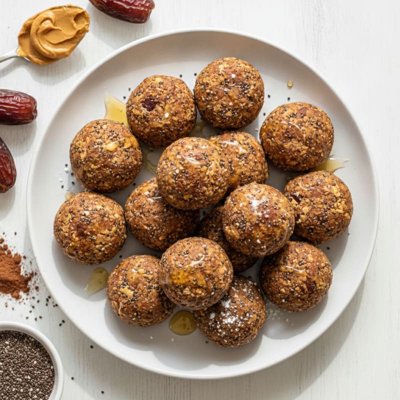 No-Bake Vanilla Protein Energy Bites