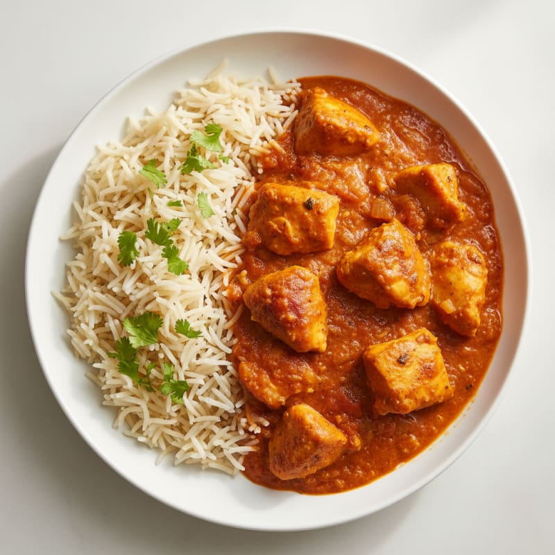 Spiced Butter Chicken with Basmati Rice