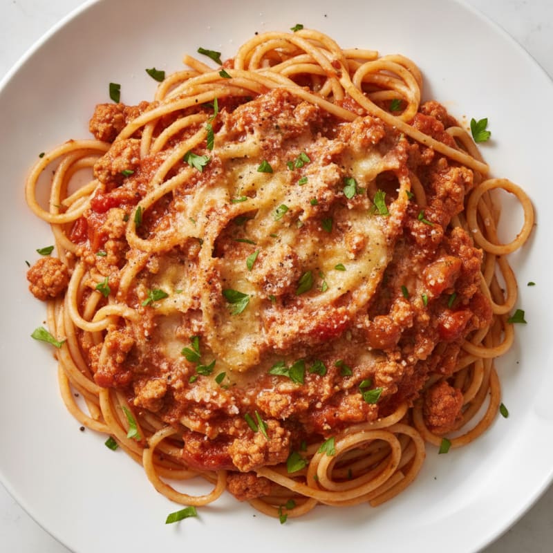 High-Protein Turkey Spaghetti Marinara
