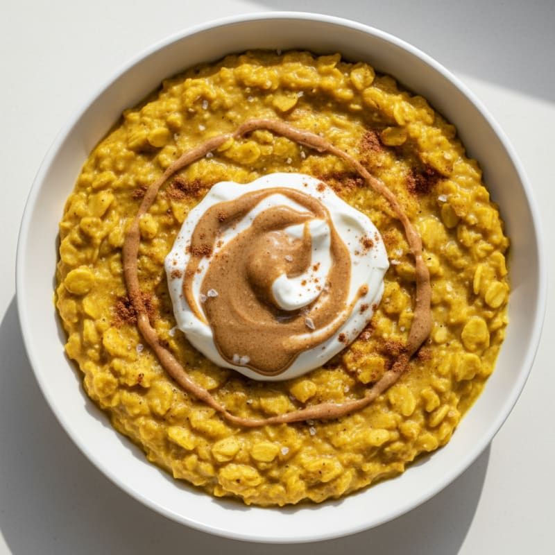 Creamy Golden Steel Cut Oats