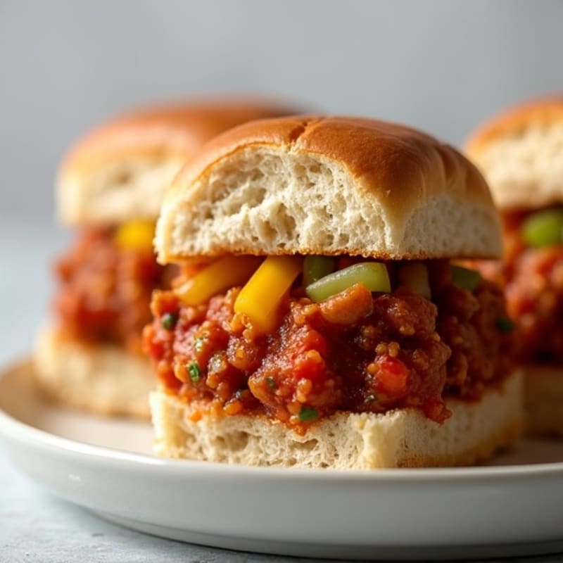 Lean Ground Turkey Sloppy Joe Sliders