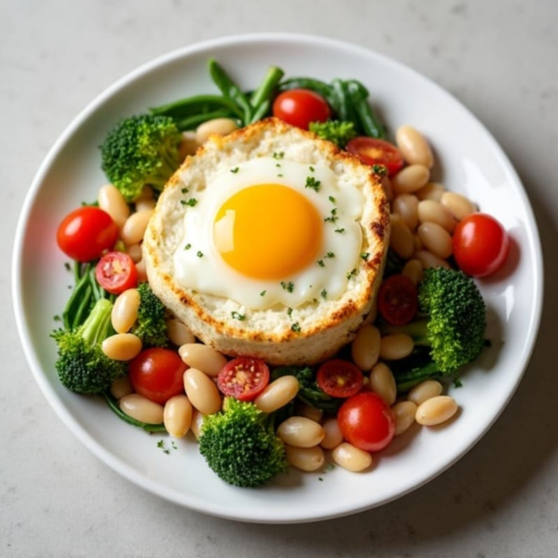 Hearty White Bean and Vegetable Bake