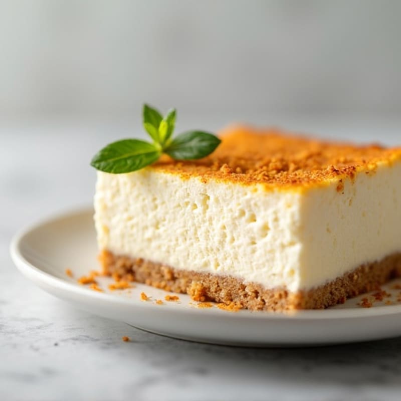 Creamy Greek Yogurt Protein Cheesecake