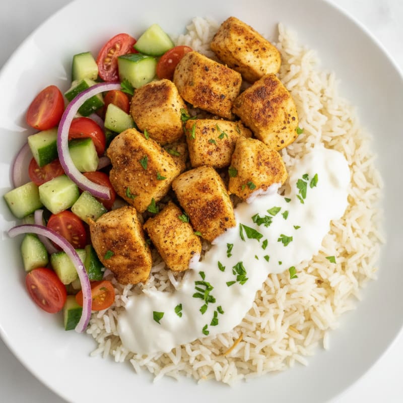 Chicken Shawarma Rice Bowl