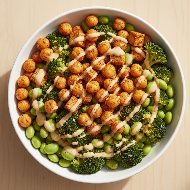 Roasted Chickpea and Veggie Buddha Bowl