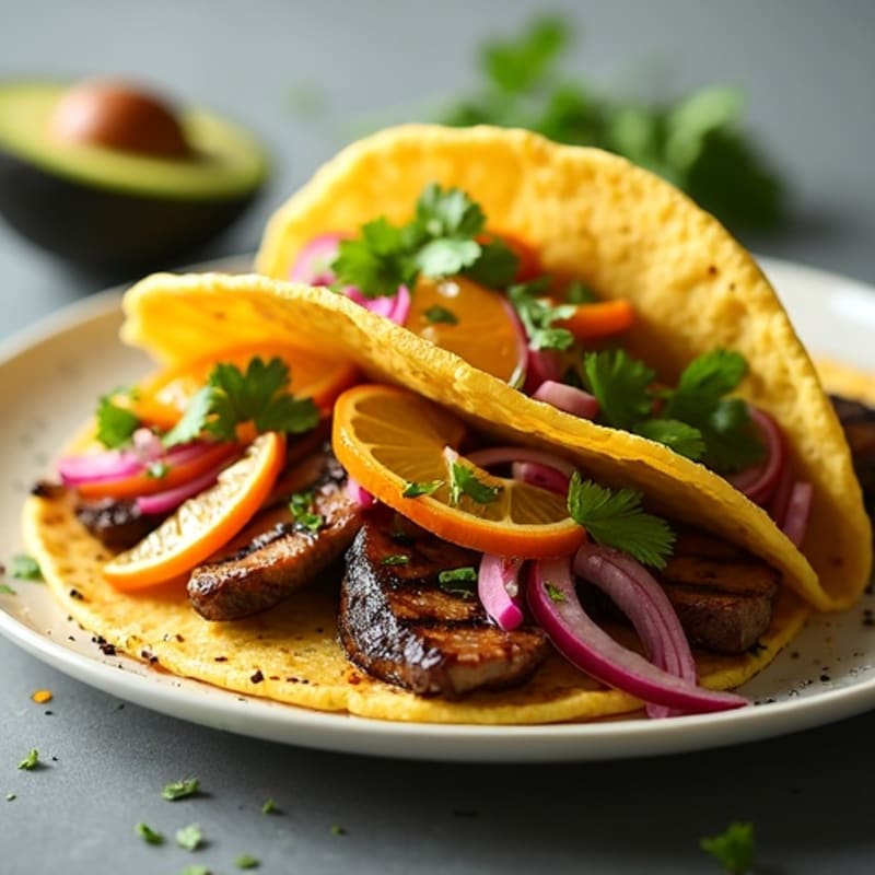 Citrus-Marinated Grilled Steak Street Tacos