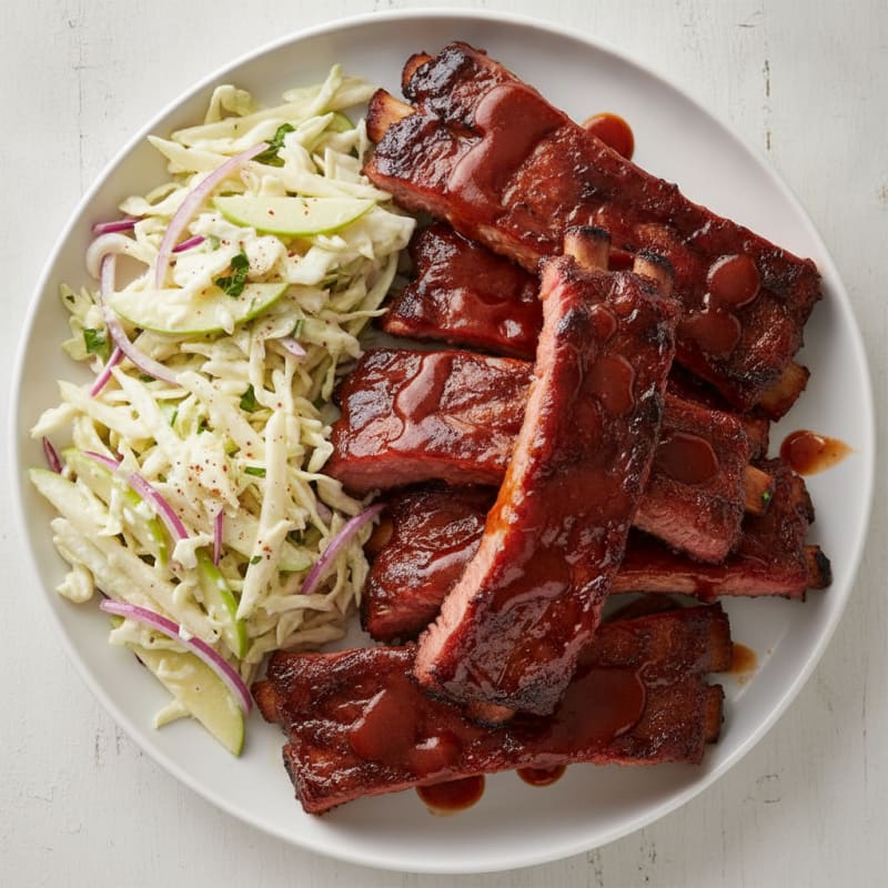 Sweet BBQ Glazed Baby Back Ribs