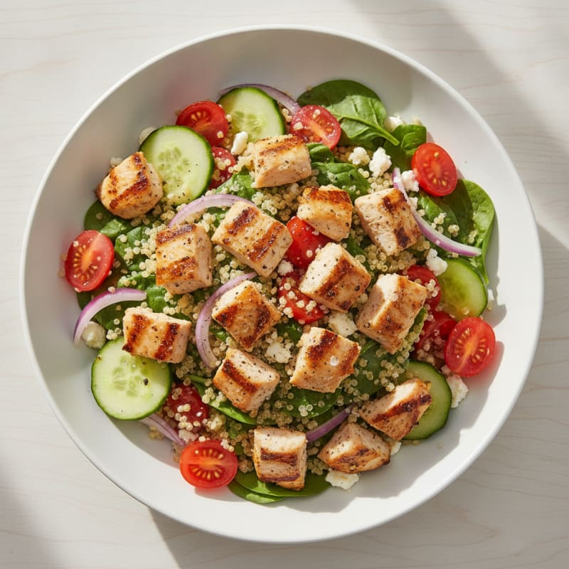 Mediterranean Chicken & Quinoa Salad