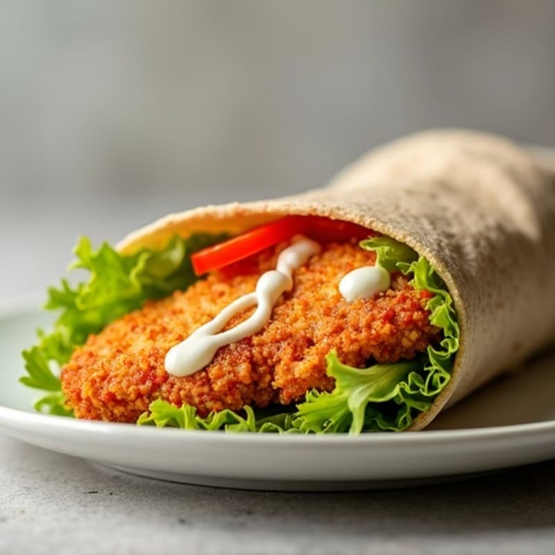 Crispy Buffalo Ranch Chicken Wrap