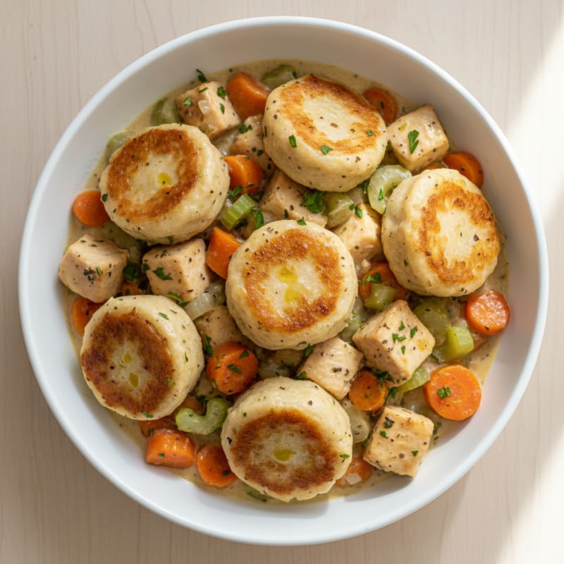 Creamy Herb Chicken and Dumplings