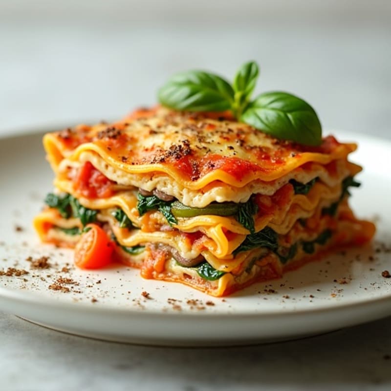 Healthy Layered Veggie Lasagna