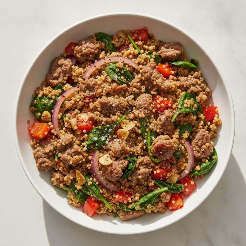 Lean Beef and Quinoa Power Bowl