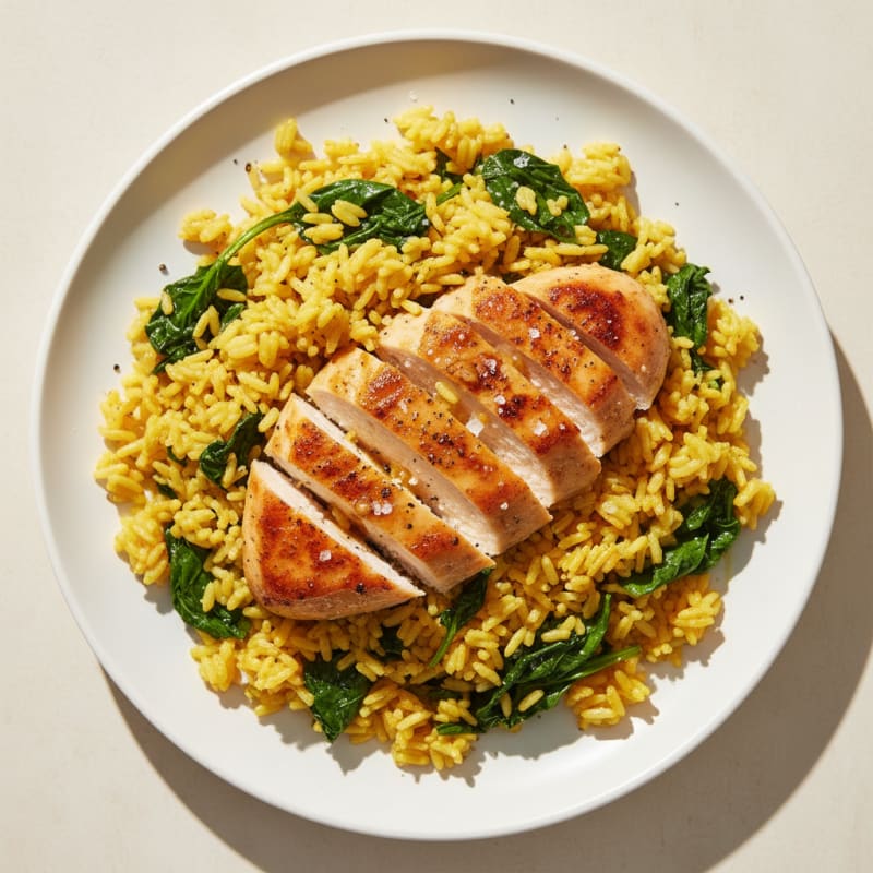 Golden Garlic Butter Rice Pilaf