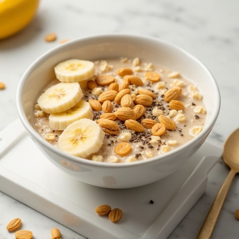 Creamy Vanilla Protein Oatmeal Bowl