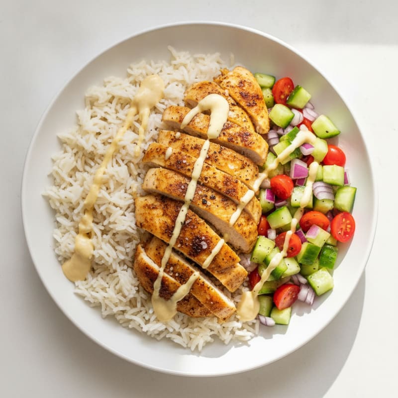 Chicken Shawarma Rice Bowl