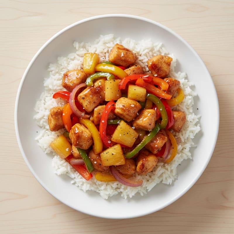 Sweet and Sour Chicken Stir-Fry