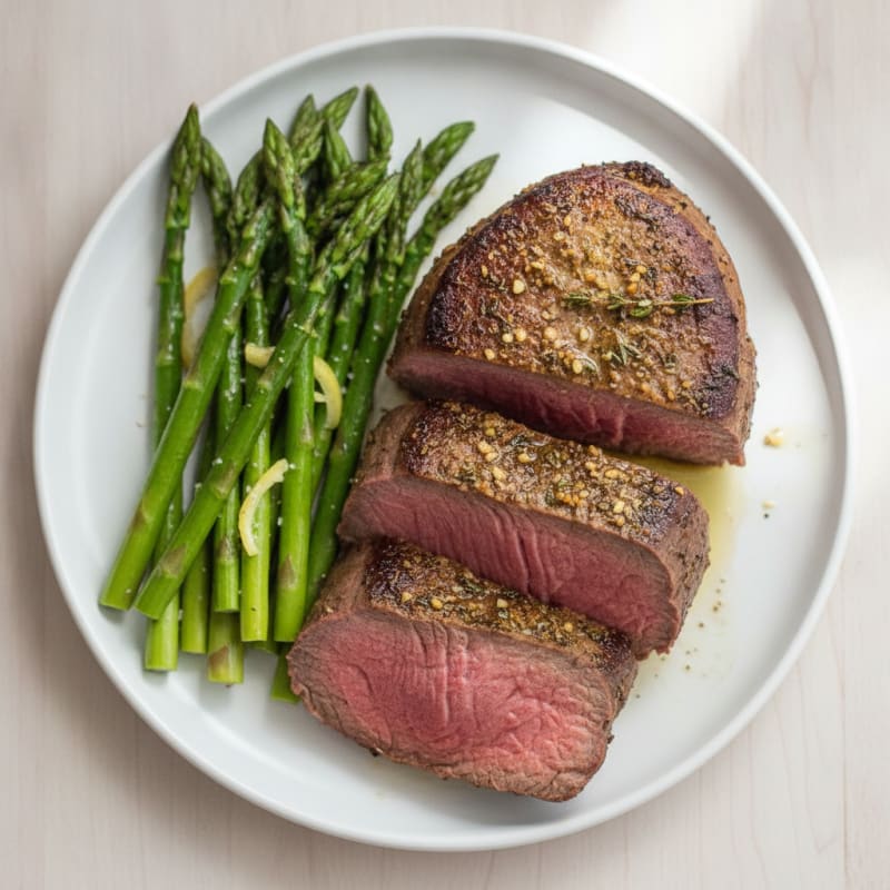 Garlic Herb Roasted Beef Tenderloin