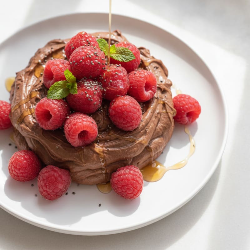 Silky Greek Yogurt Chocolate Protein Pudding