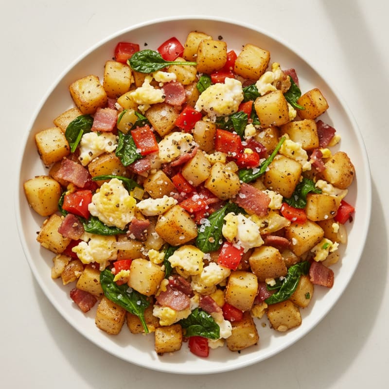 Hearty Bacon, Egg, and Potato Hash