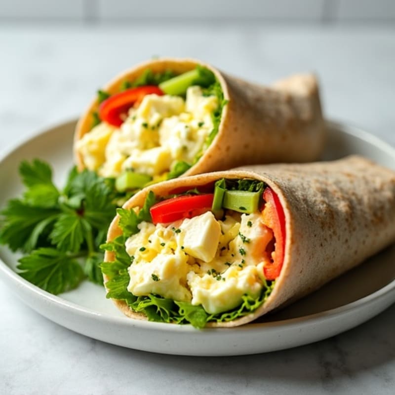 Fresh Herb Egg Salad Wraps
