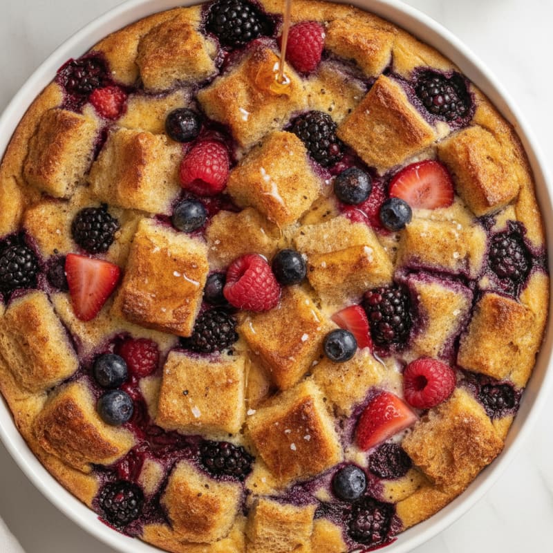 Baked Berry French Toast Casserole