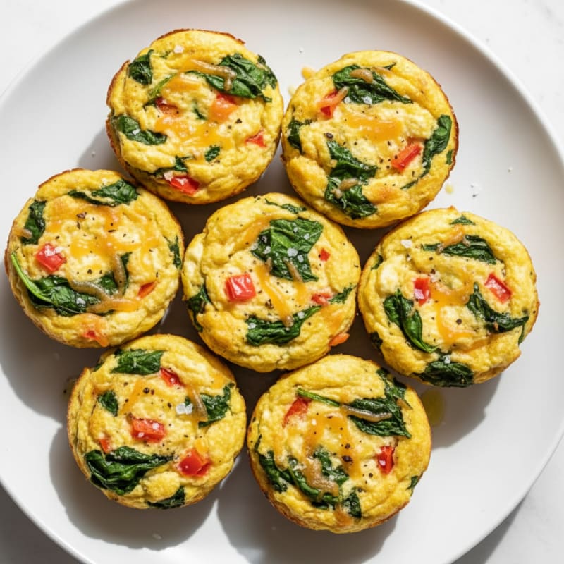 Golden Baked Egg and Cheese Muffins