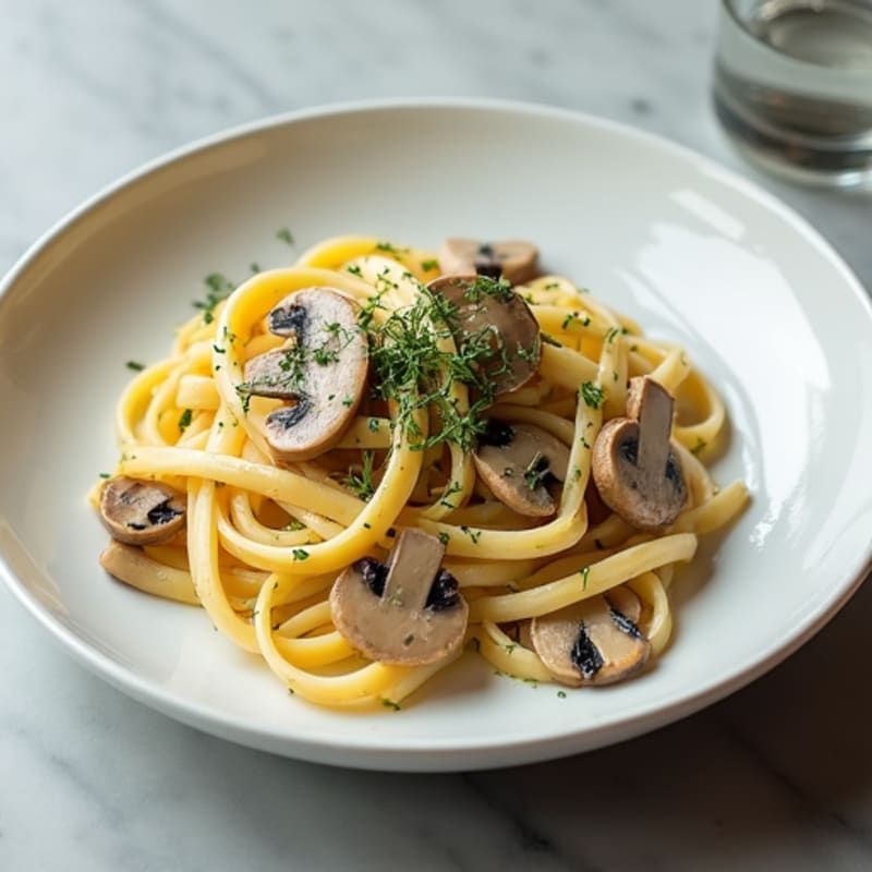 Creamy Mushroom Truffle Pasta