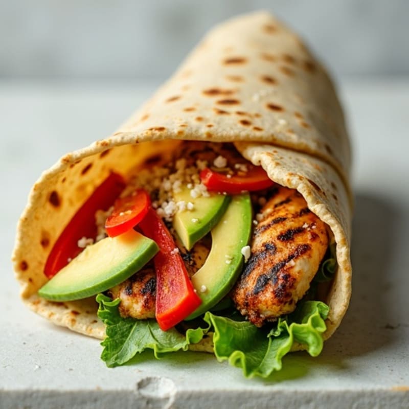 Fresh Crispy Garden Veggie Wrap