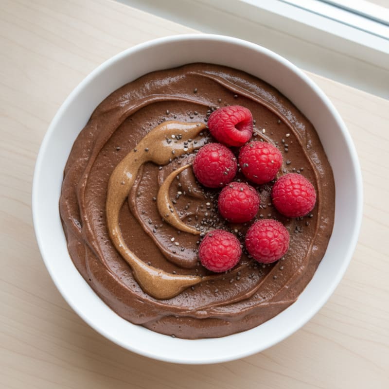 Silky Chocolate Protein Pudding