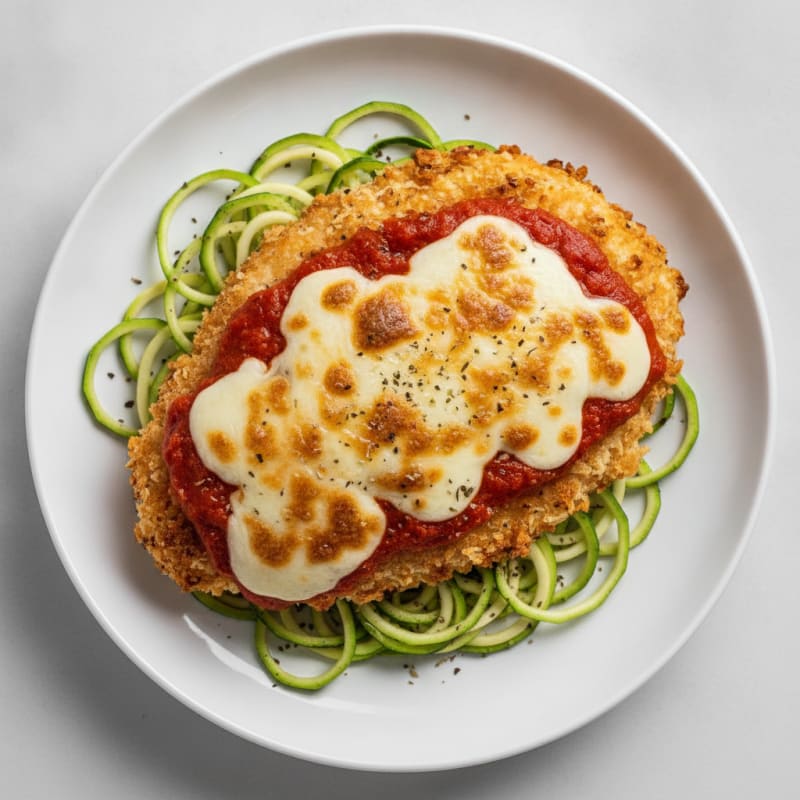 Crispy Chicken Parmesan with Marinara