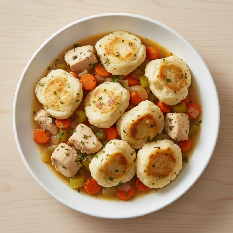 Homestyle Chicken and Herb Dumplings