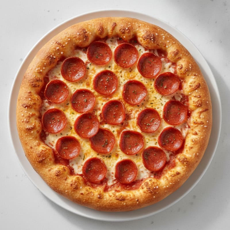 Stuffed Crust Pepperoni Pizza
