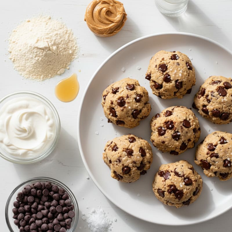 High-Protein Chocolate Chip Cookie Dough Bites