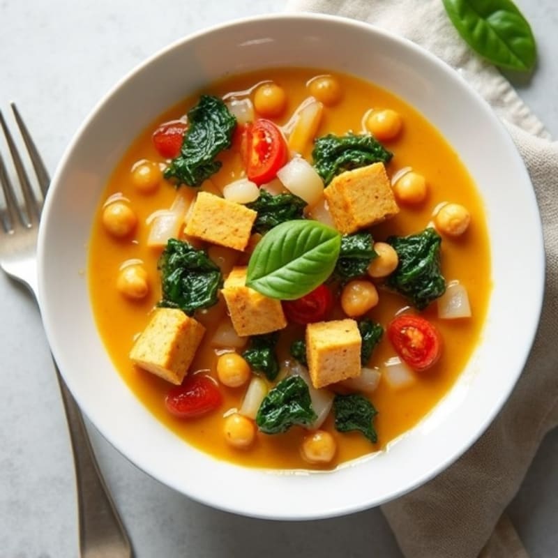 Creamy Coconut Curry Chickpea Stew