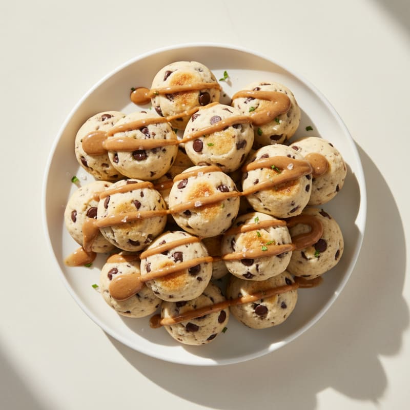 Creamy Chocolate Chip Cookie Dough Bites