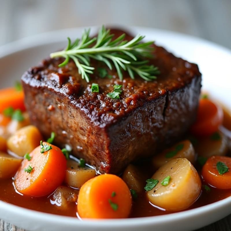 Tender Slow-Braised Short Ribs