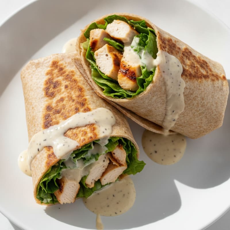 Chicken Caesar Salad Wrap
