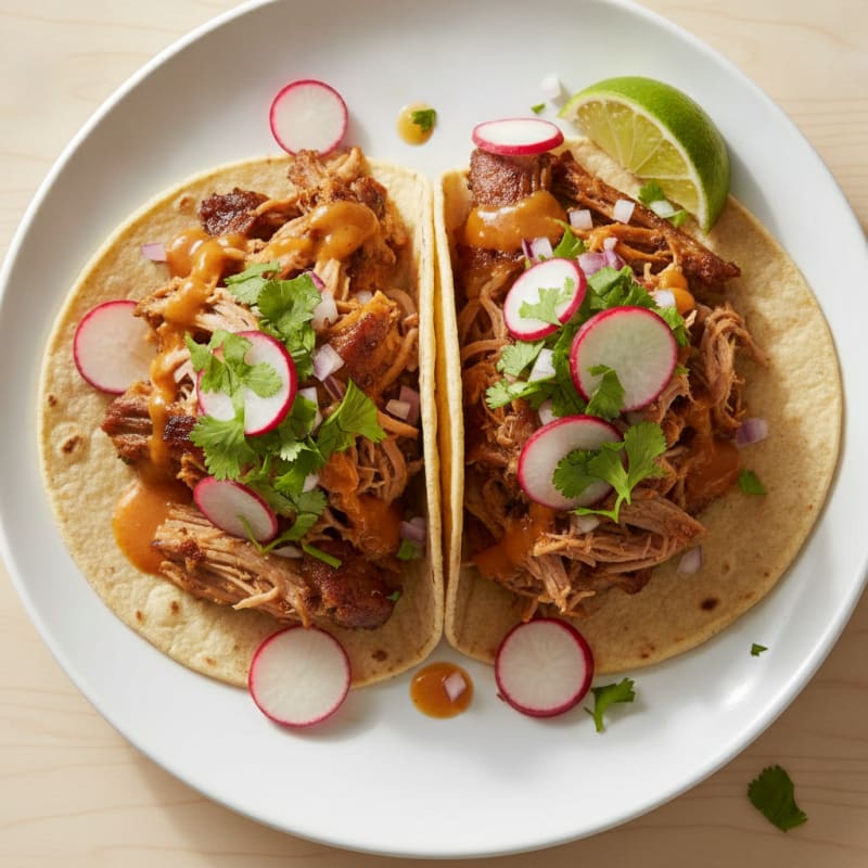 Slow-Cooked Pork Carnitas Tacos
