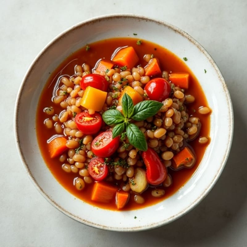 Smoky Lentil and Vegetable Stew with Herbs