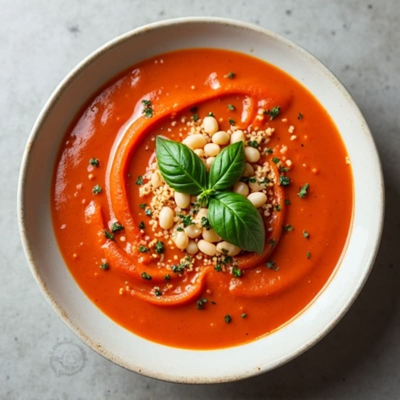 Creamy Roasted Tomato Basil Soup