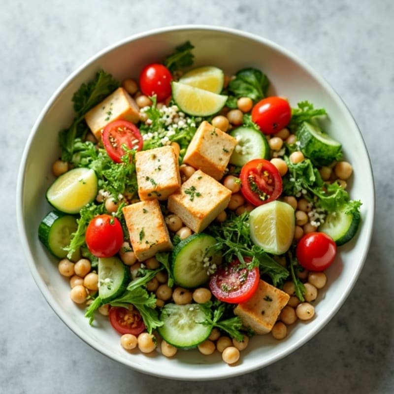 Creamy Herb Tofu Salad