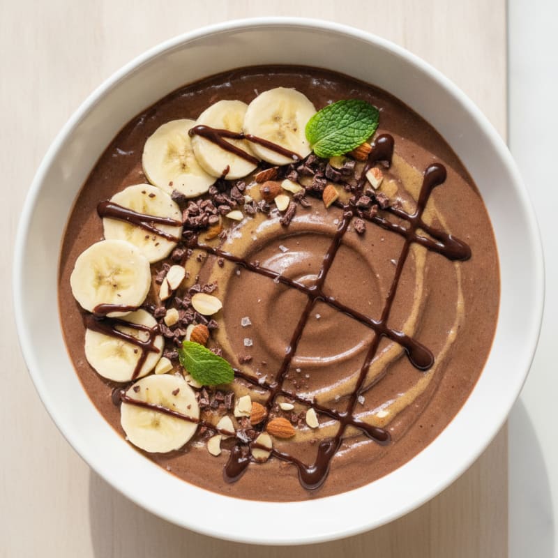 Chocolate Tofu Protein Smoothie
