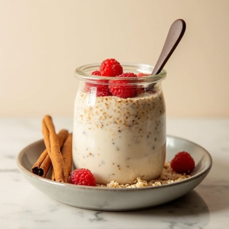 Creamy Vanilla-Cinnamon Overnight Oats