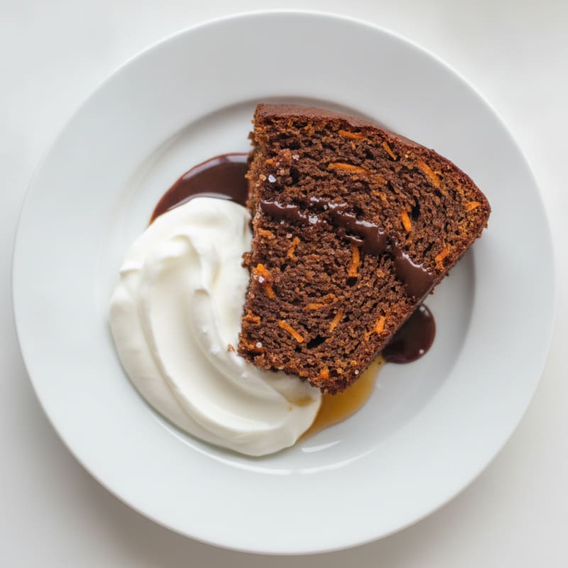 Carrot Chocolate Coconut Oil Cake