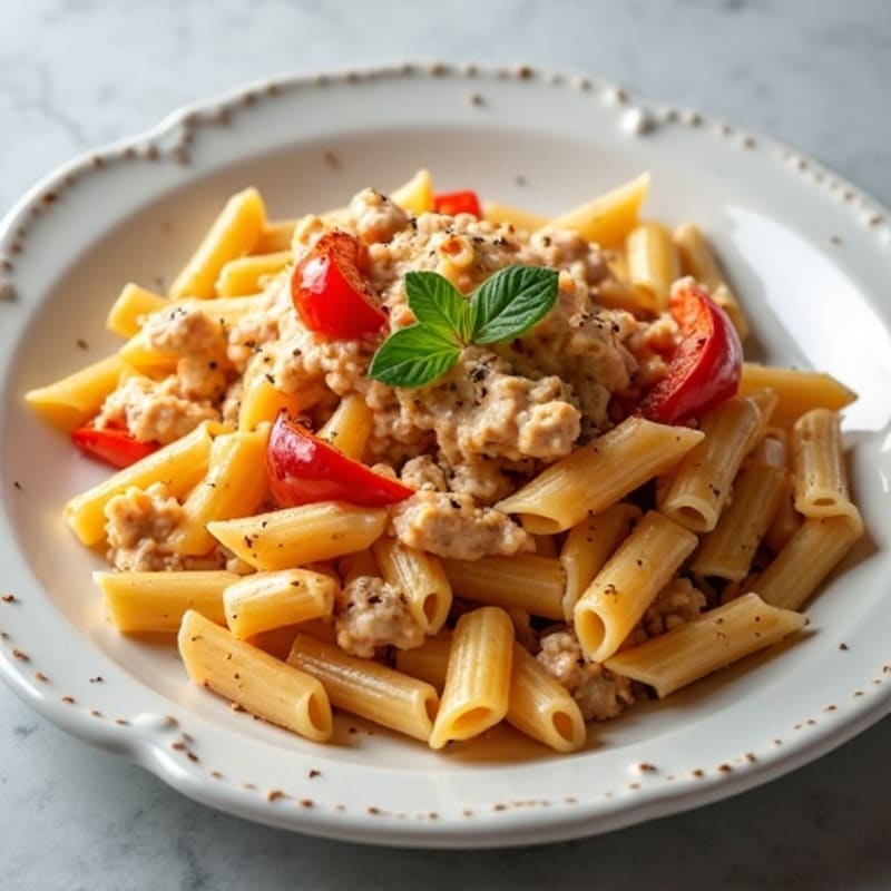 Creamy Cajun Chicken Pasta with Bell Peppers