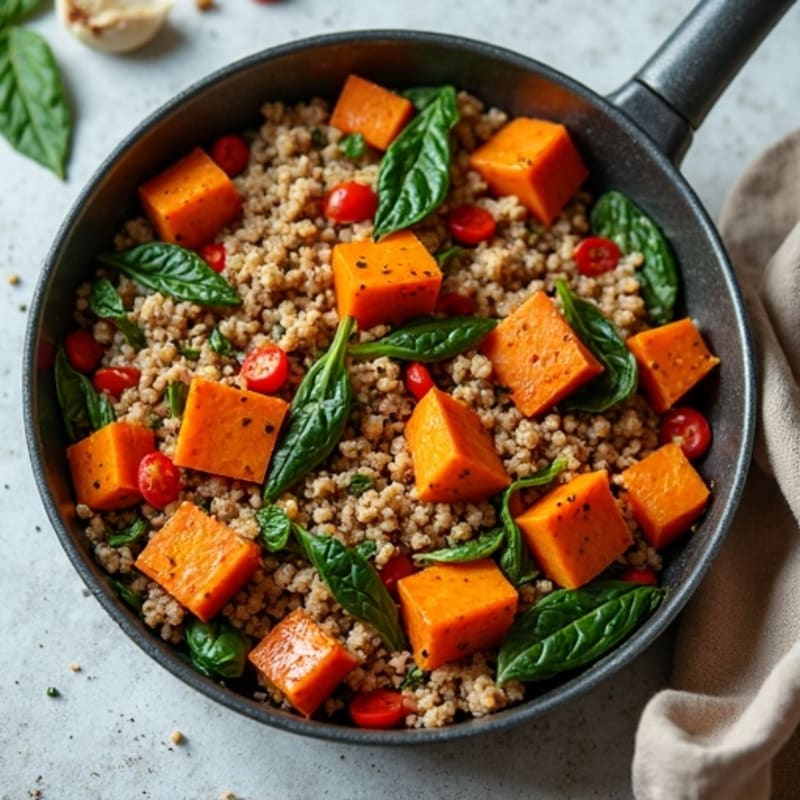 Herb-Seasoned Ground Turkey Skillet with Sweet Potatoes