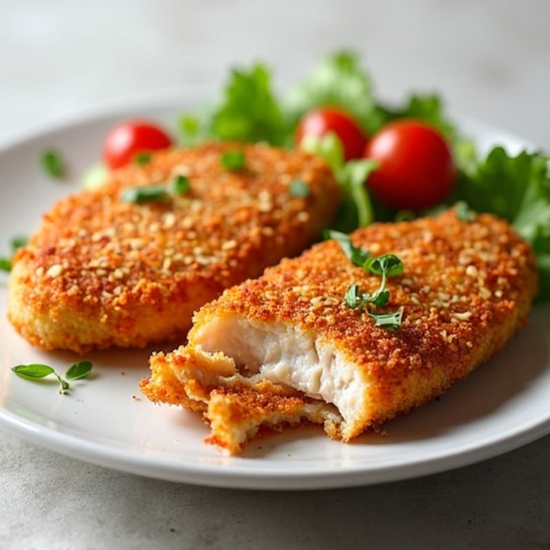 Crispy Almond-Crusted Chicken Cutlets