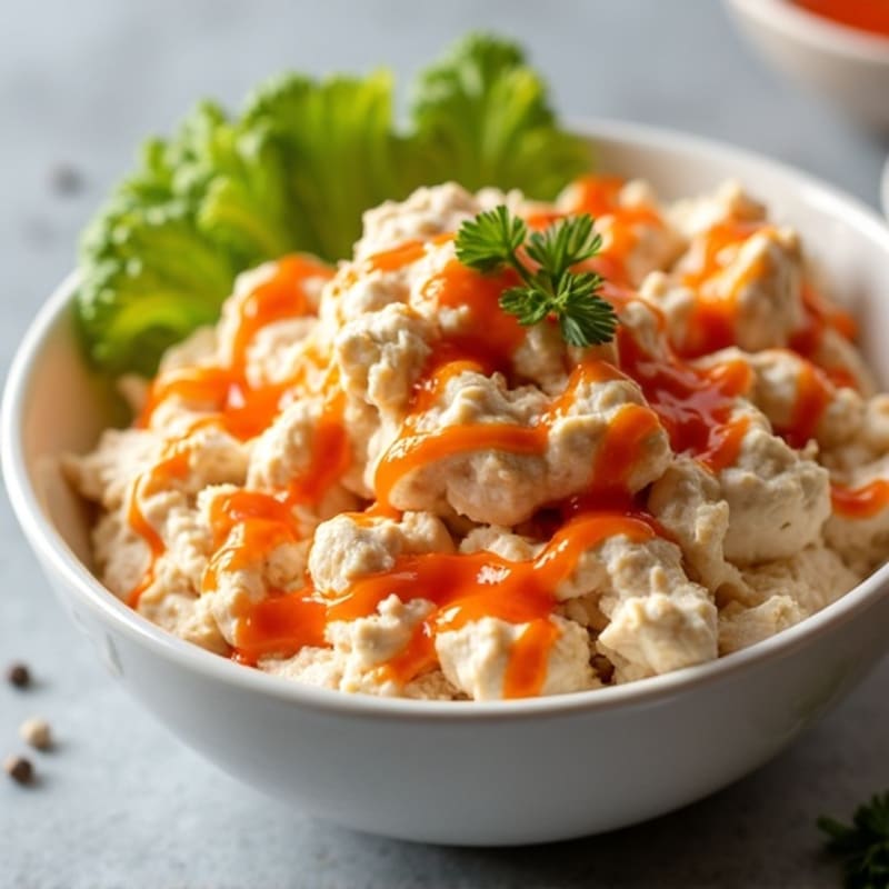 Creamy Greek Yogurt Buffalo Chicken Dip