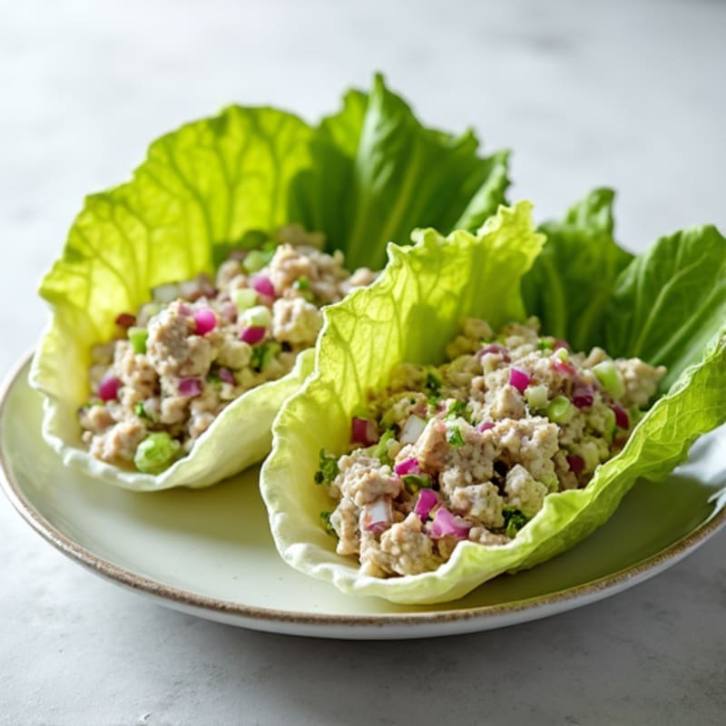 Tuna Salad Lettuce Wraps
